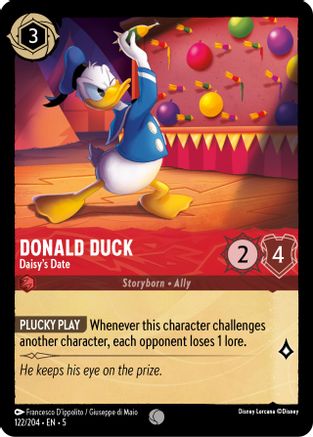 Donald Duck - Daisy's Date (122/204) - Shimmering Skies Cold Foil [Common]