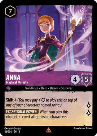 Anna - Mystical Majesty (46/204) - Shimmering Skies Cold Foil [Rare]