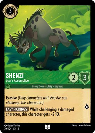 Shenzi - Scar's Accomplice (70/204) - Shimmering Skies Cold Foil [Uncommon]