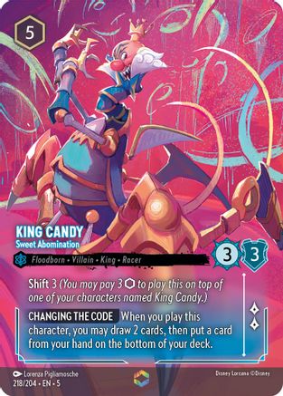 King Candy - Sweet Abomination (Enchanted) (218/204) - Shimmering Skies Holofoil [Enchanted]