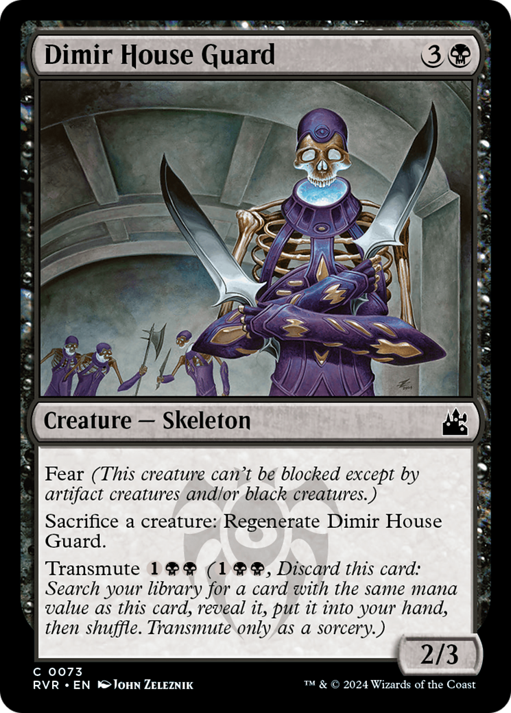 Dimir House Guard (RVR-073) - Ravnica Remastered [Common]