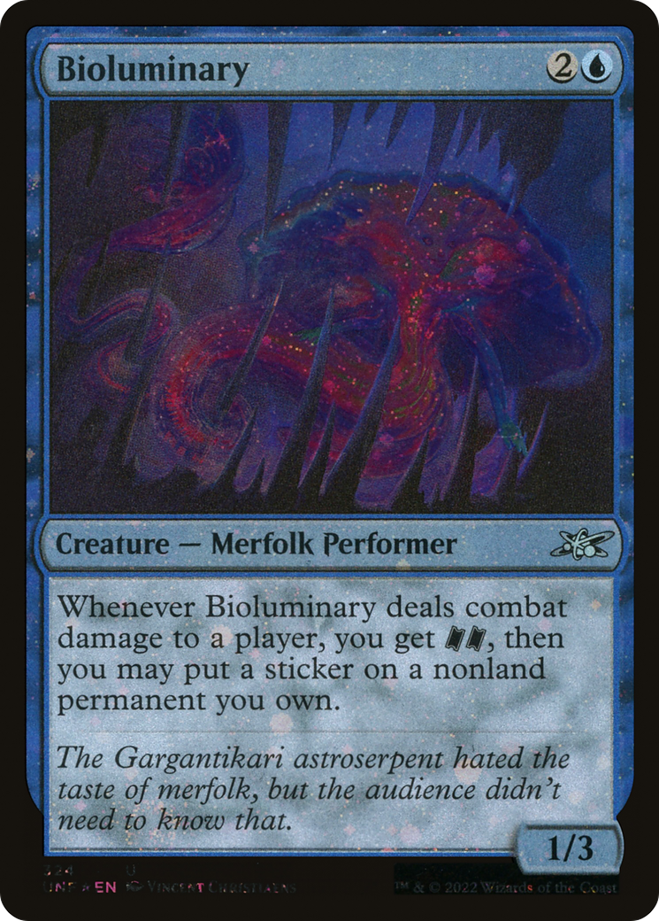 Bioluminary (UNF-324) - Unfinity Galaxy Foil [Uncommon]