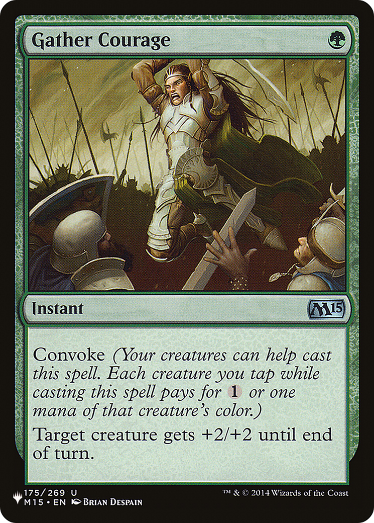Gather Courage (PLST-M15-175) - The List [Uncommon]