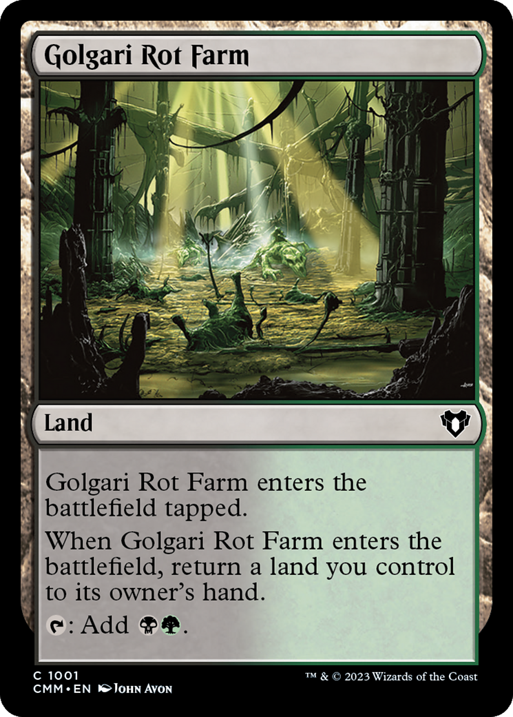 Golgari Rot Farm (CMM-1001) - Commander Masters [Common]