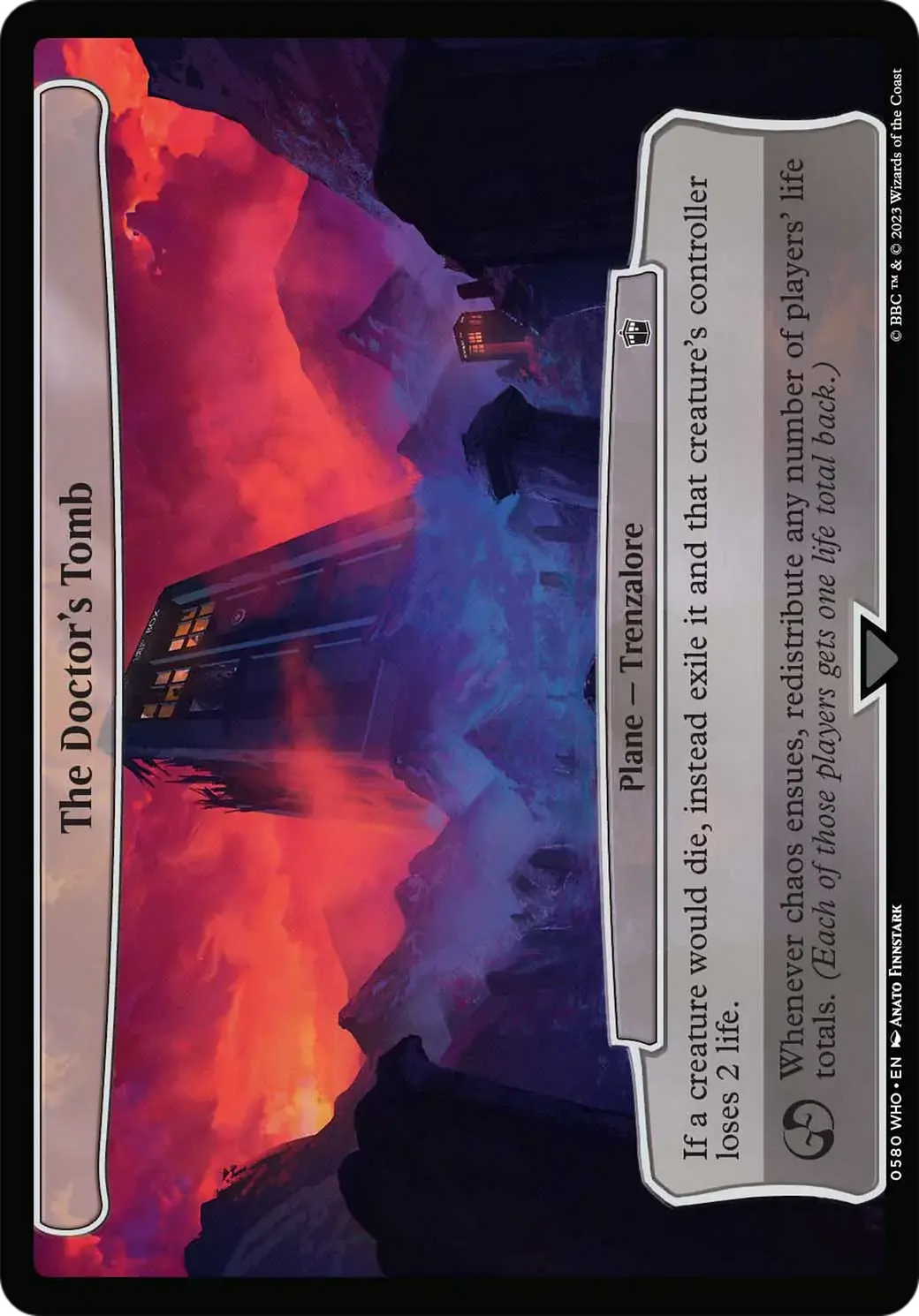 The Doctor's Tomb (WHO-580) - Doctor Who [Common]
