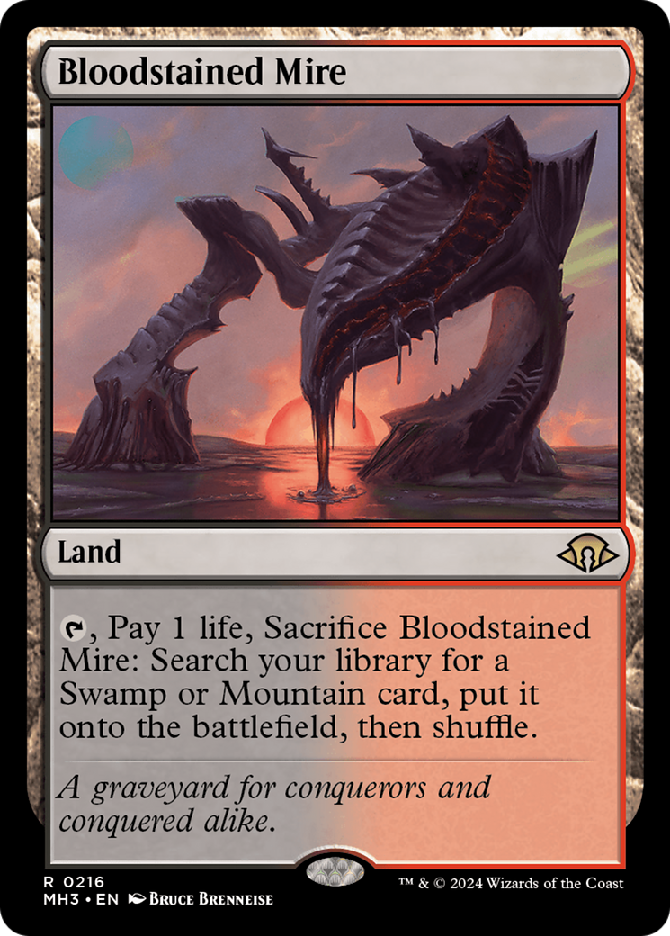 Bloodstained Mire (MH3-216) - Modern Horizons 3 Foil [Rare]