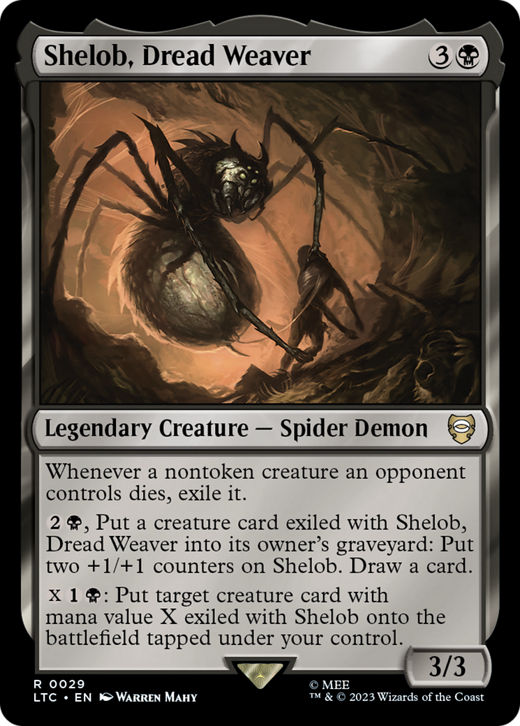 Shelob, Dread Weaver (LTC-029) - Tales of Middle-earth Commander [Rare]