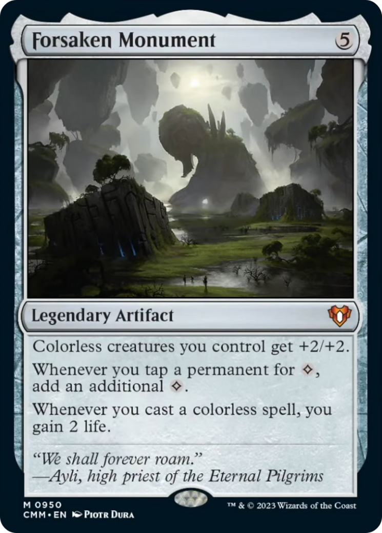Forsaken Monument (CMM-950) - Commander Masters [Mythic]