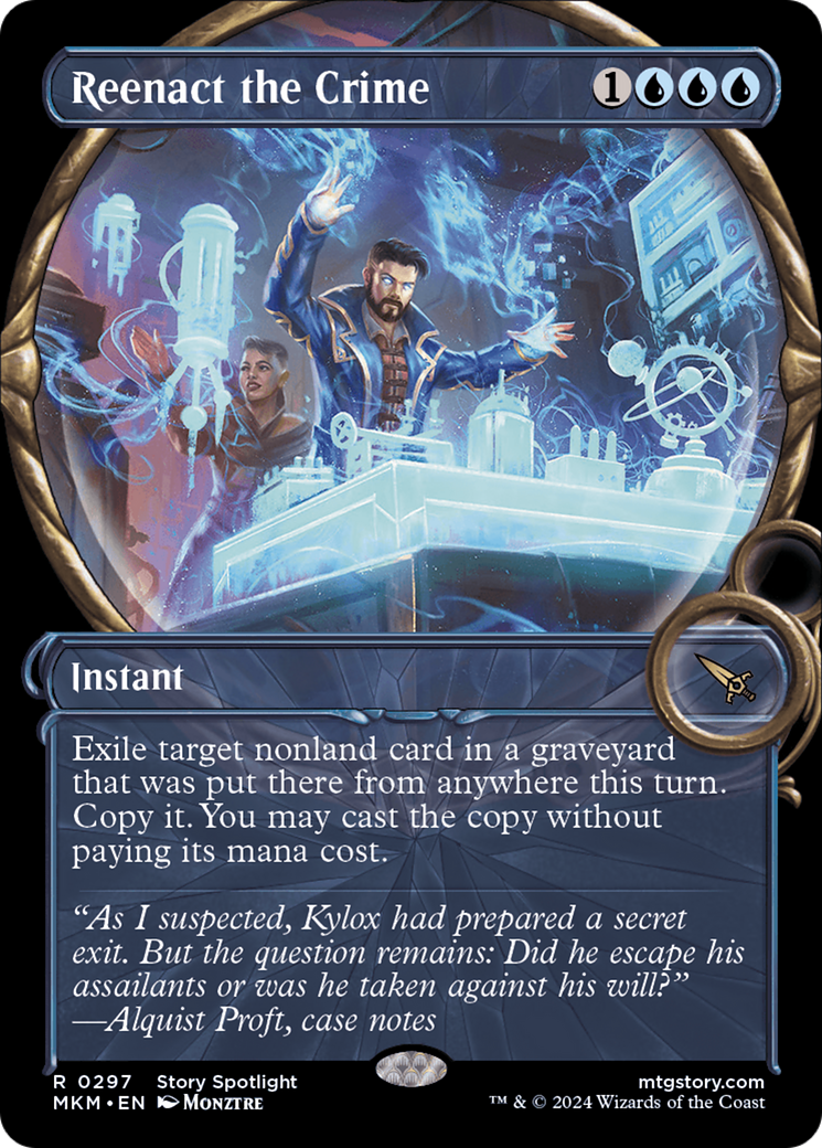 Reenact the Crime (MKM-297) - Murders at Karlov Manor: (Showcase) Foil [Rare]