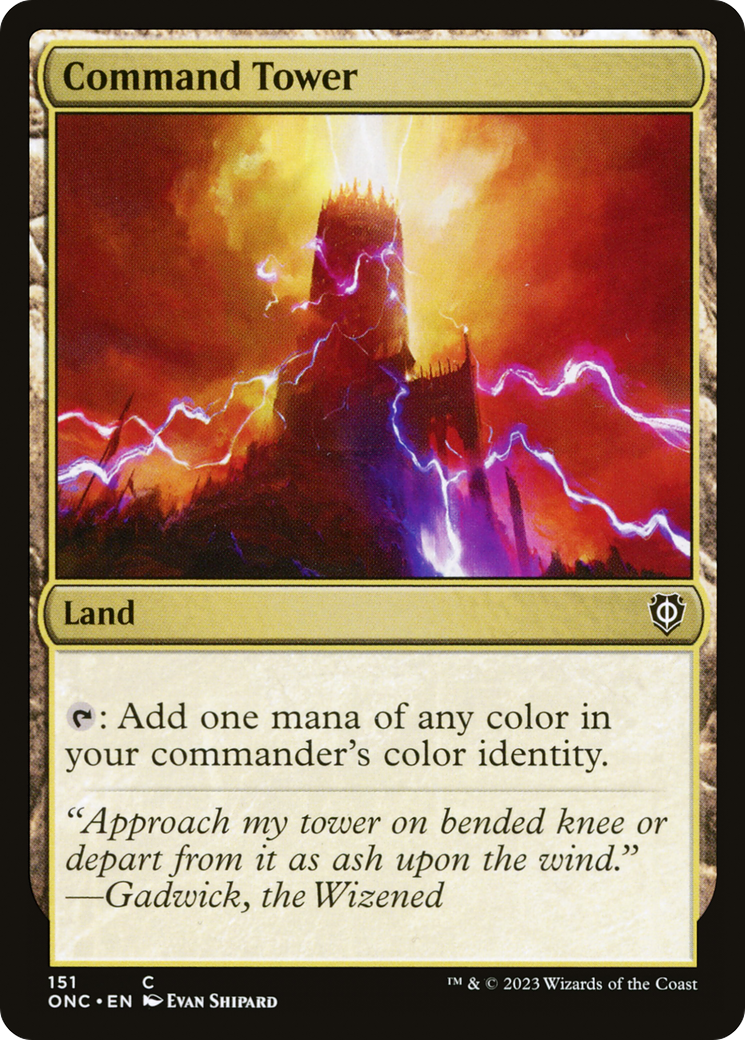 Command Tower (ONC-151) - Phyrexia: All Will Be One Commander [Common]