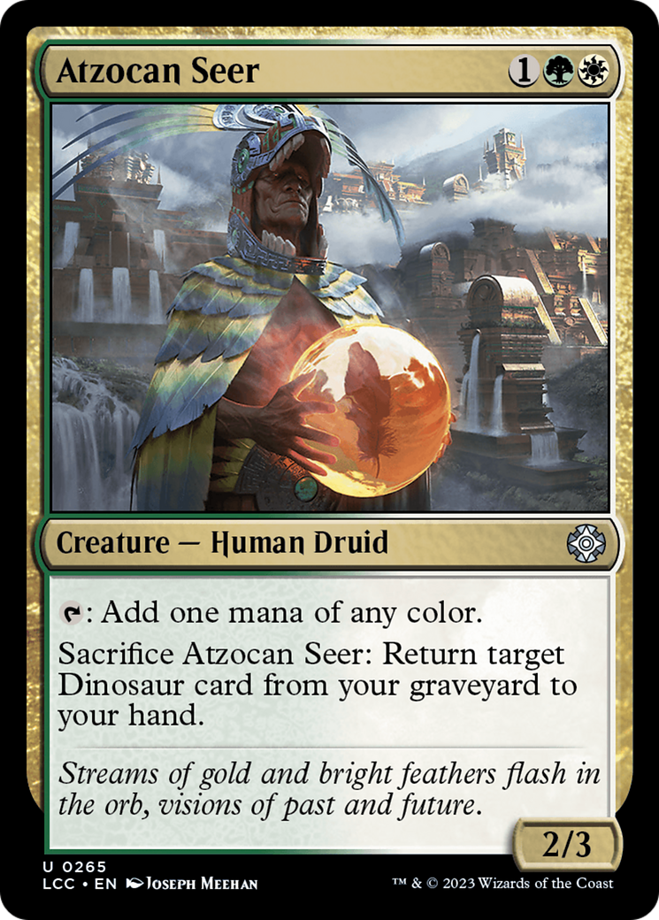 Atzocan Seer (LCC-265) - The Lost Caverns of Ixalan Commander [Uncommon]