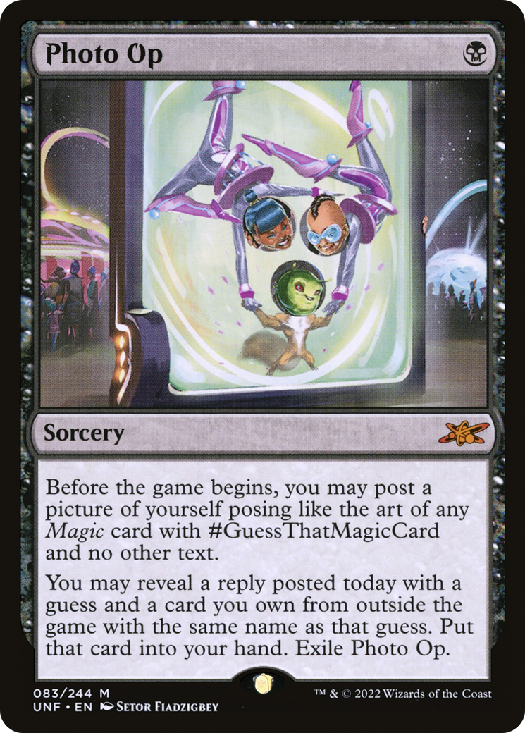 Photo Op (UNF-083) - Unfinity [Mythic]