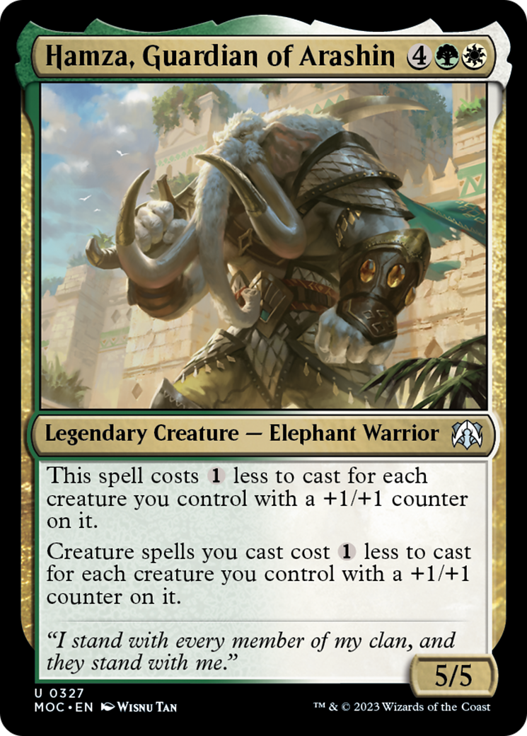 Hamza, Guardian of Arashin (MOC-327) - March of the Machine Commander [Uncommon]