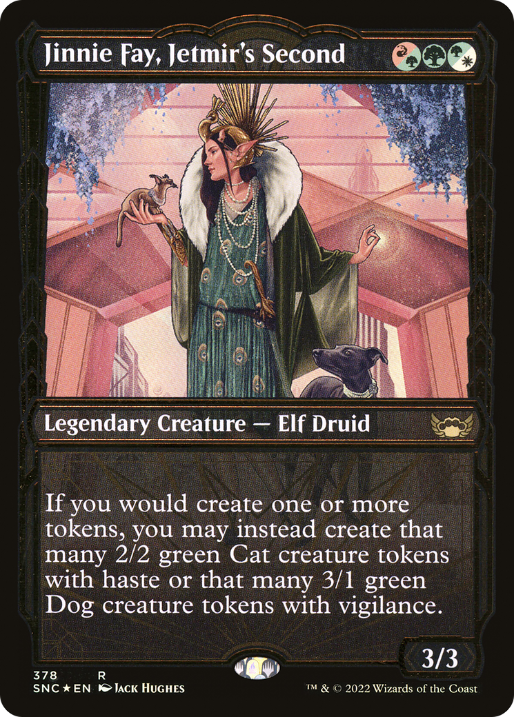 Jinnie Fay, Jetmir's Second (SNC-378) - Streets of New Capenna: (Showcase) Foil [Rare]