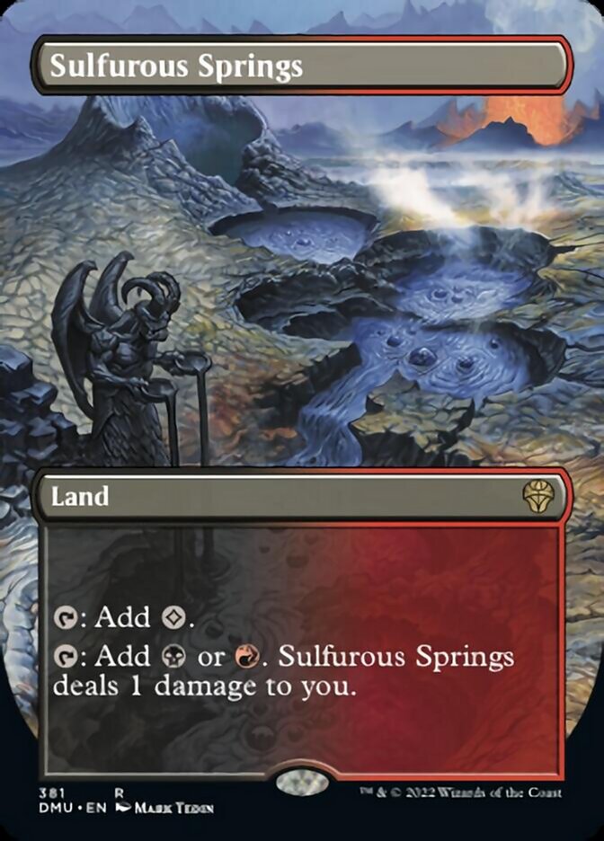 Sulfurous Springs (DMU-381) - Dominaria United (Borderless) [Rare]
