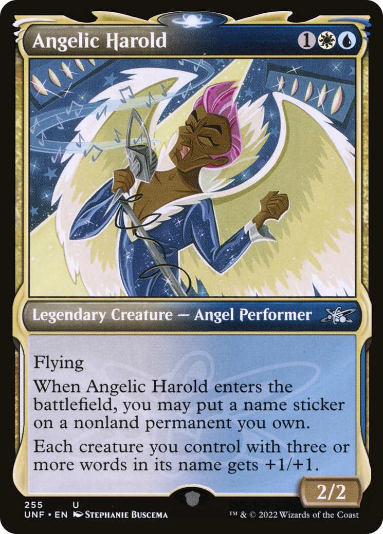 Angelic Harold (UNF-255) - Unfinity: (Showcase) Foil [Uncommon]