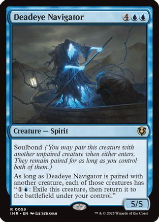 Deadeye Navigator (INR-059) - Innistrad Remastered Foil [Rare]