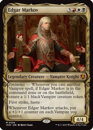 Edgar Markov (Showcase) (INR-328) - Innistrad Remastered [Mythic]