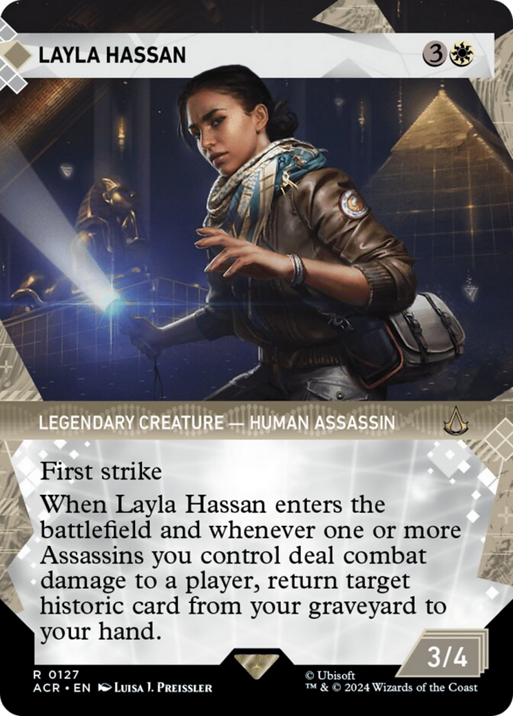 Layla Hassan (ACR-127) - Assassin's Creed: (Showcase) (Borderless) [Rare]