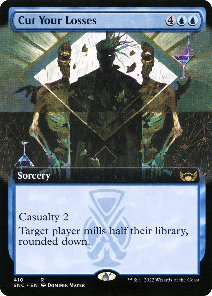 Cut Your Losses (SNC-410) - Streets of New Capenna: (Extended Art) Foil [Rare]