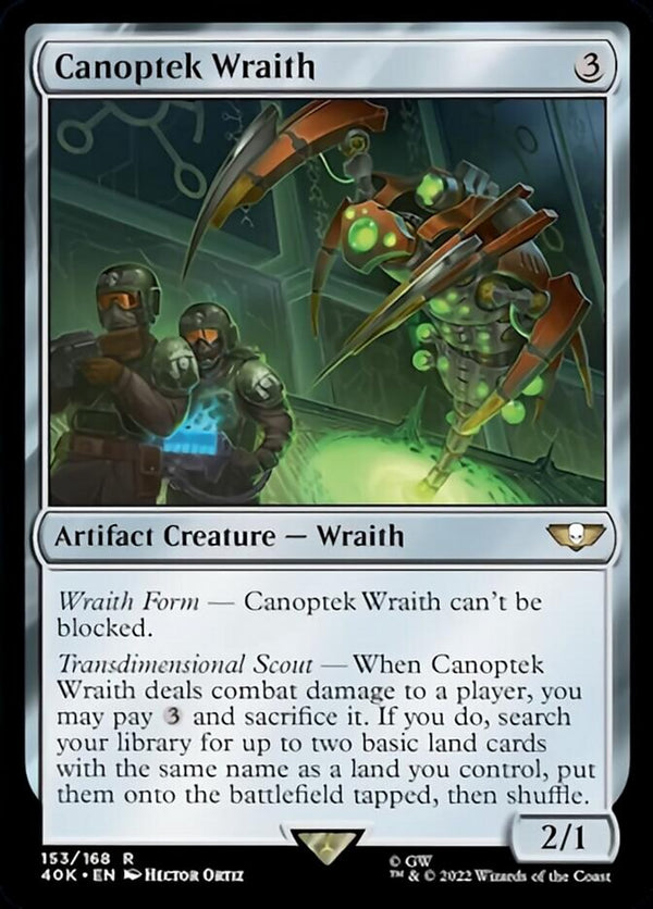 Canoptek Wraith (40K-153) - Warhammer 40,000 Commander [Rare]