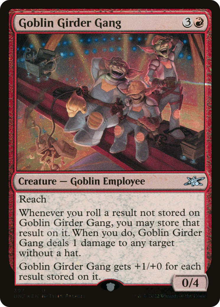 Goblin Girder Gang (UNF-397) - Unfinity Galaxy Foil [Uncommon]