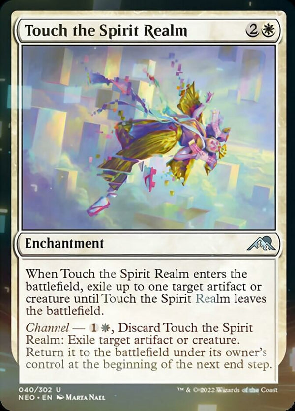 Touch the Spirit Realm (NEO-040) - Kamigawa: Neon Dynasty [Uncommon]
