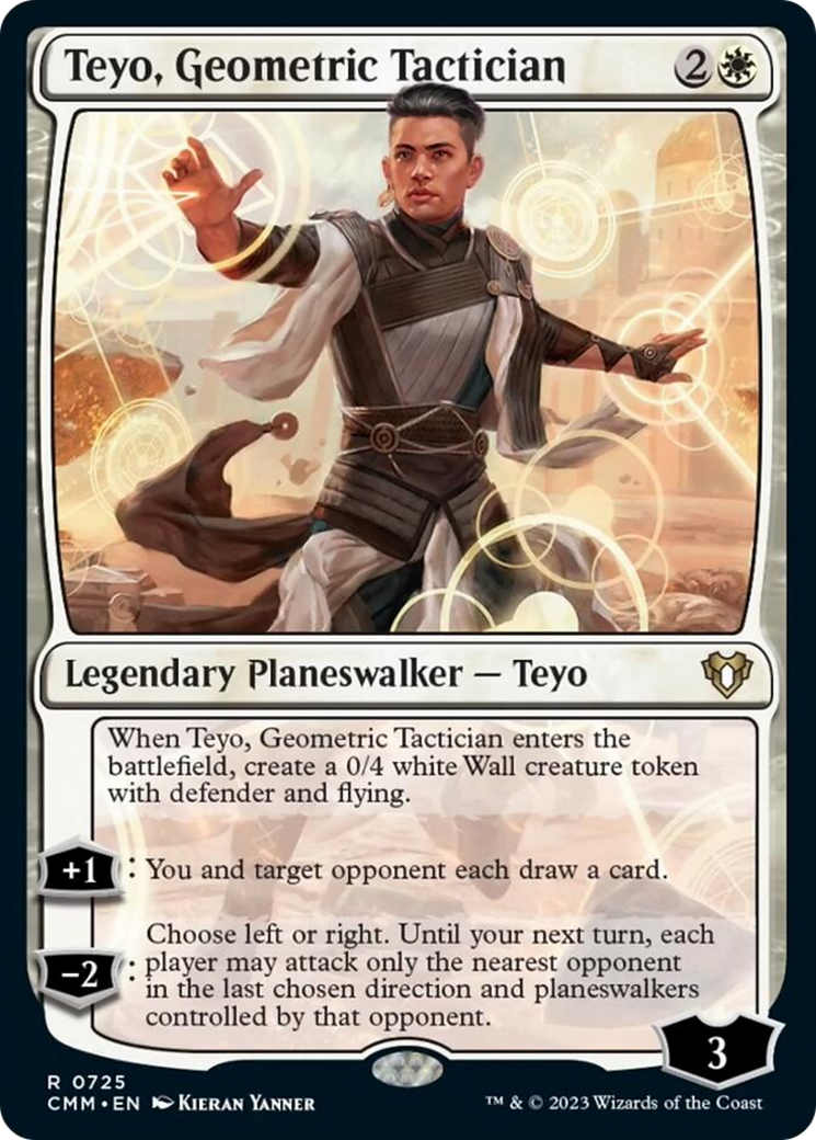 Teyo, Geometric Tactician (CMM-725) - Commander Masters [Rare]