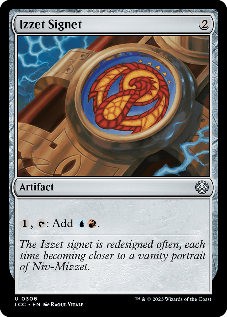 Izzet Signet (LCC-306) - The Lost Caverns of Ixalan Commander [Uncommon]