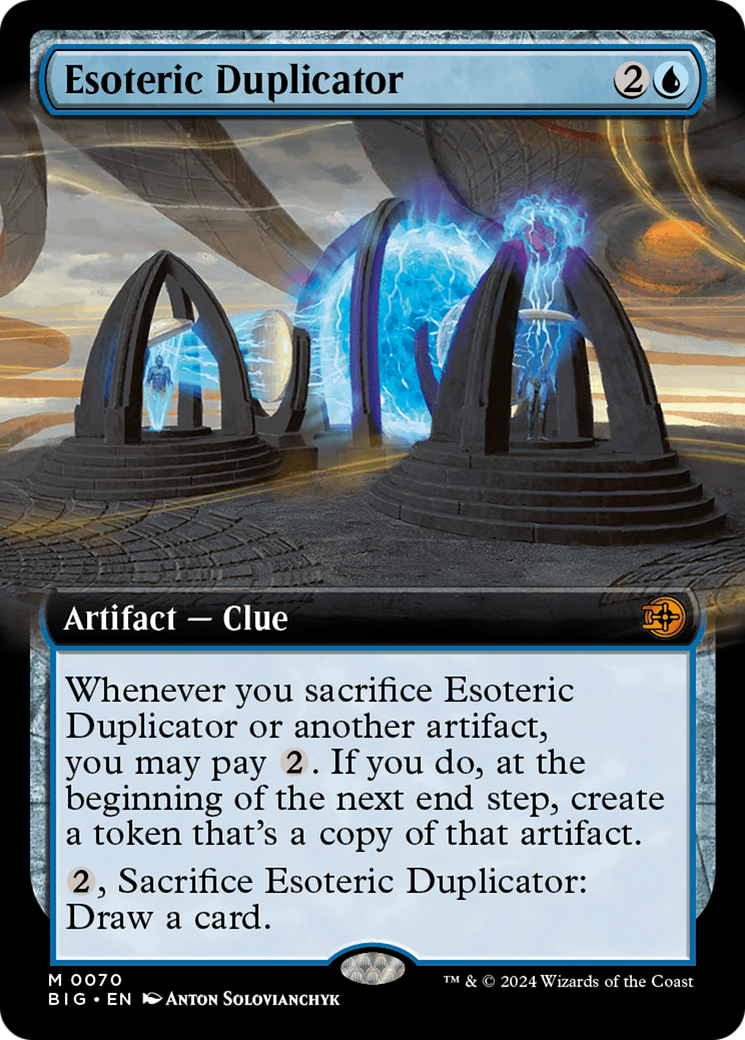 Esoteric Duplicator (BIG-070) - The Big Score: (Extended Art) Foil [Mythic]