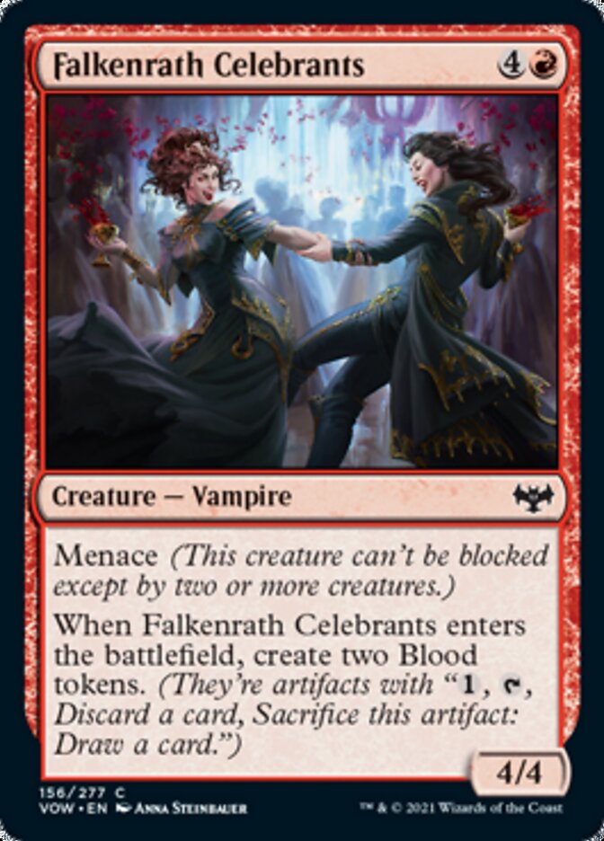 Falkenrath Celebrants (VOW-156) - Innistrad: Crimson Vow [Common]