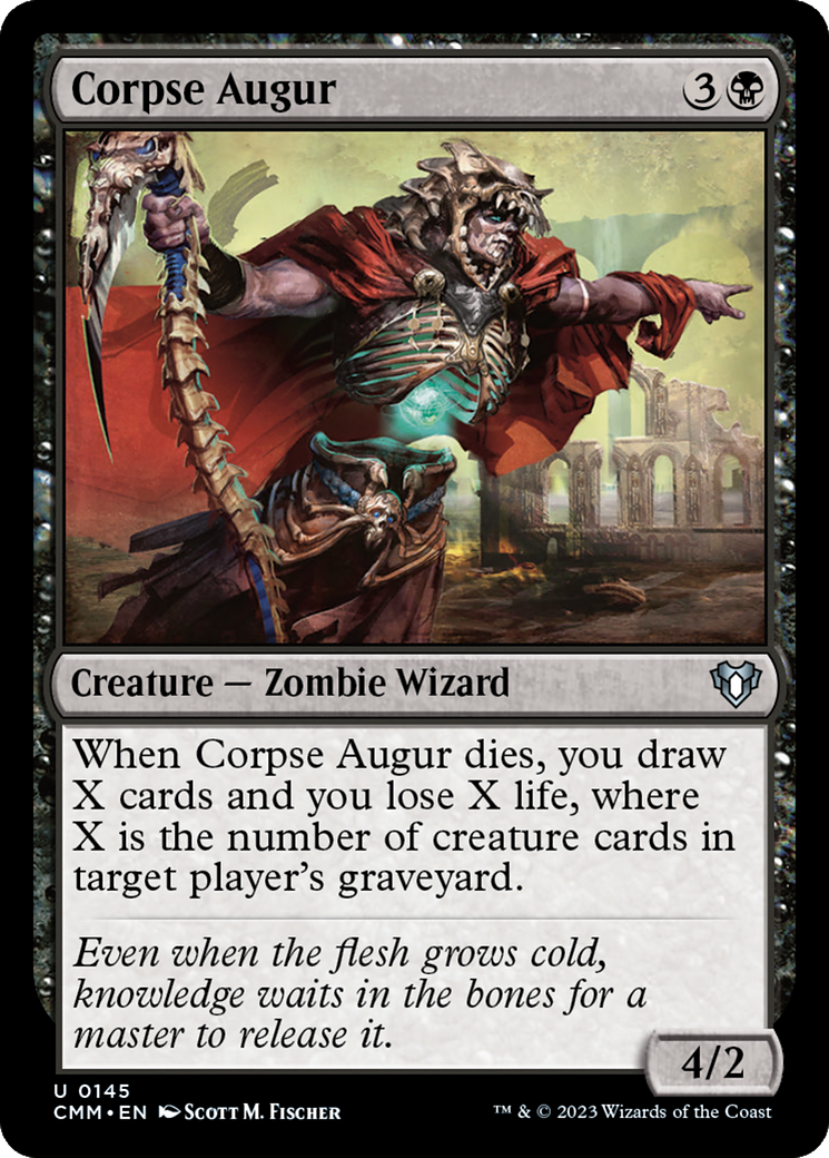 Corpse Augur (CMM-145) - Commander Masters [Uncommon]