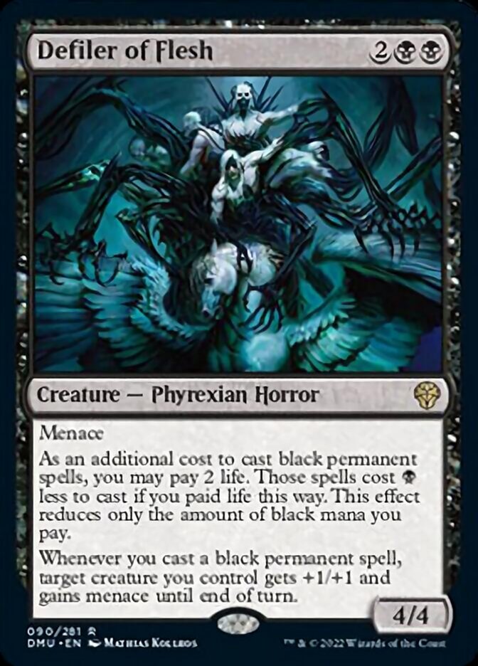 Defiler of Flesh (DMU-090) - Dominaria United [Rare]