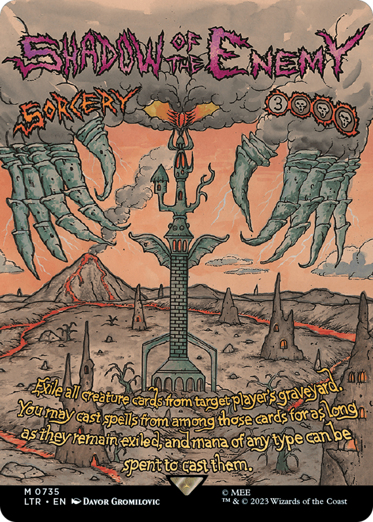 Shadow of the Enemy (LTR-735) - The Lord of the Rings: Tales of Middle-earth (Borderless) [Mythic]