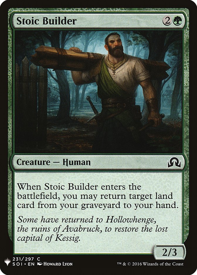 Stoic Builder (PLST-SOI-231) - The List [Common]