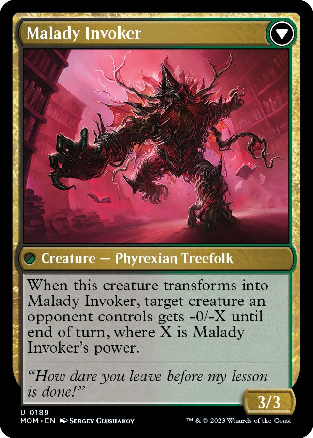 Herbology Instructor // Malady Invoker (MOM-189) - March of the Machine [Uncommon]