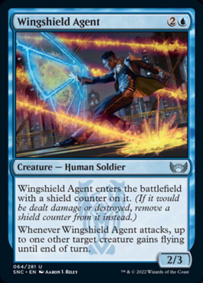 Wingshield Agent (SNC-064) - Streets of New Capenna [Uncommon]