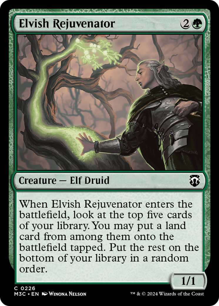 Elvish Rejuvenator (M3C-226) - Modern Horizons 3 Commander Foil [Common]