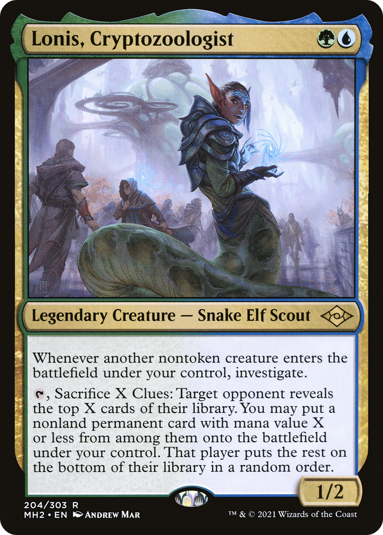 Lonis, Cryptozoologist (MH2-204) - Modern Horizons 2 [Rare]