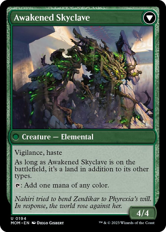 Invasion of Zendikar // Awakened Skyclave (MOM-194) - March of the Machine [Uncommon]