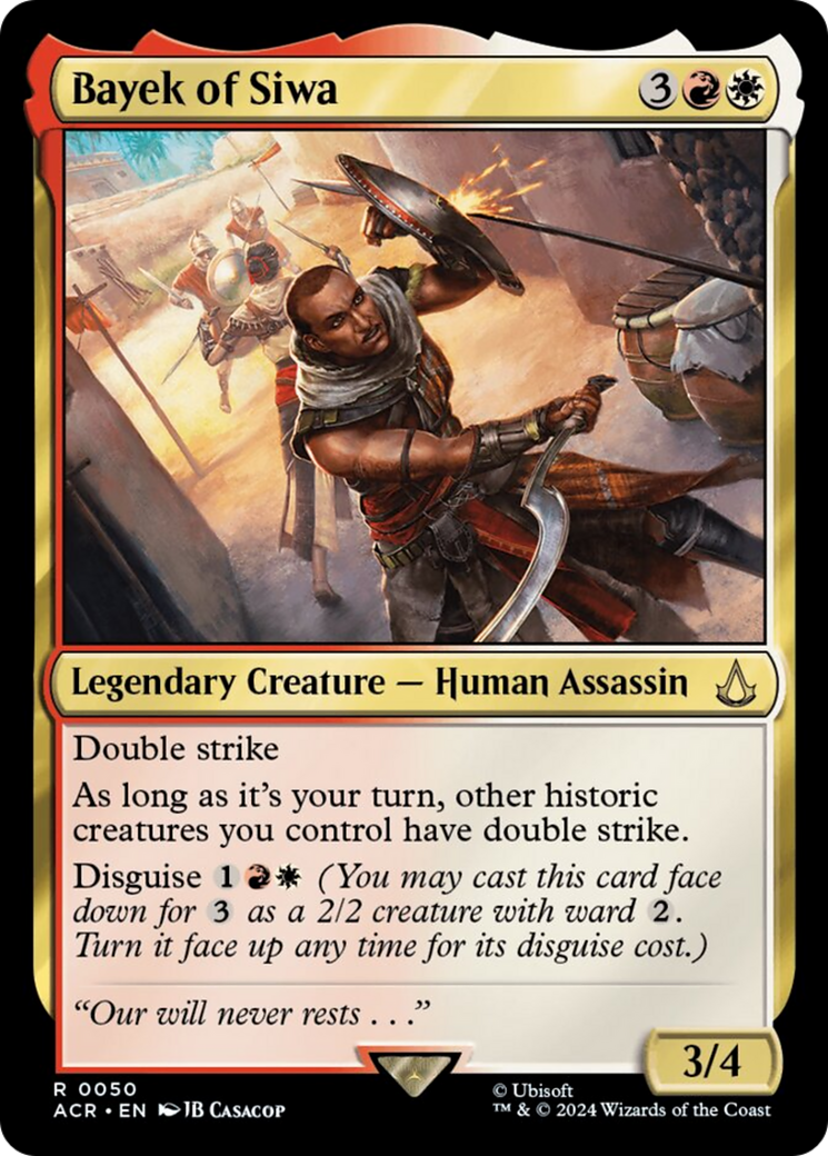 Bayek of Siwa (ACR-050) - Assassin's Creed Foil [Rare]