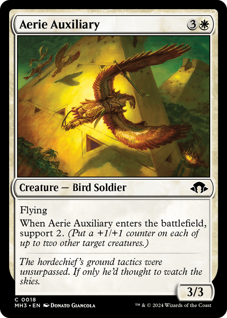Aerie Auxiliary (MH3-018) - Modern Horizons 3 [Common]