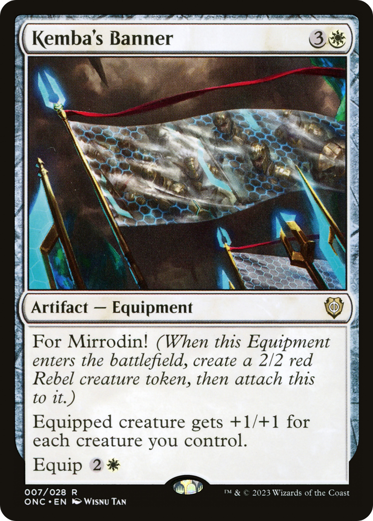 Kemba's Banner (ONC-007) - Phyrexia: All Will Be One Commander [Rare]