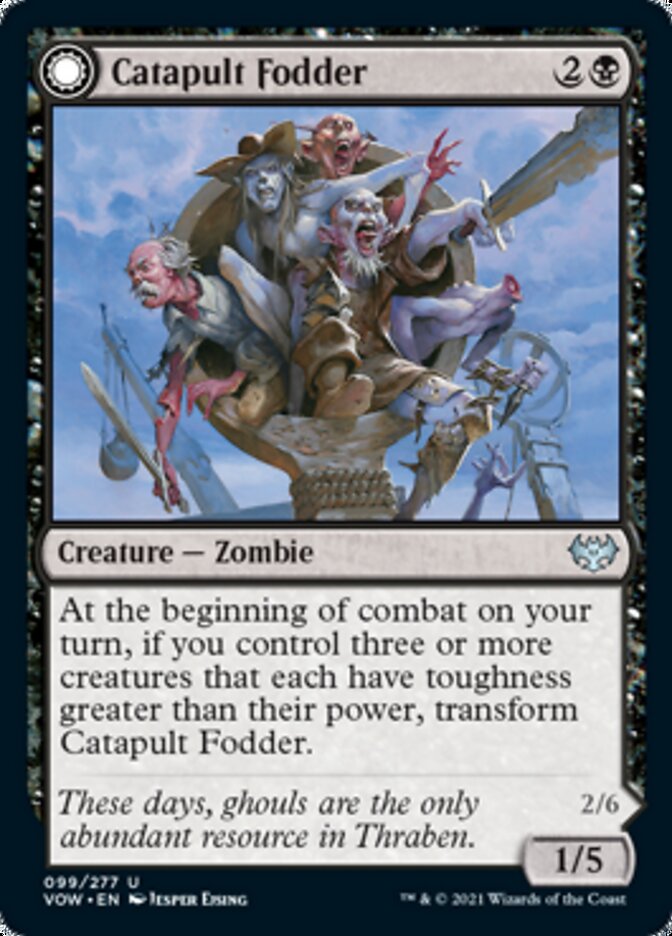 Catapult Fodder // Catapult Captain (VOW-099) - Innistrad: Crimson Vow: (Double Faced Transform) [Uncommon]