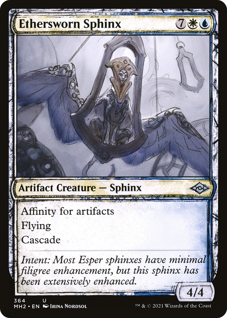 Ethersworn Sphinx (MH2-364) - Modern Horizons 2: (Showcase) [Uncommon]