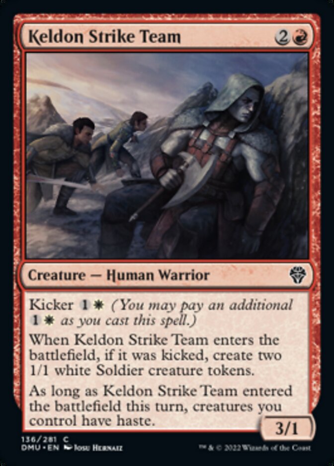 Keldon Strike Team (DMU-136) - Dominaria United [Common]