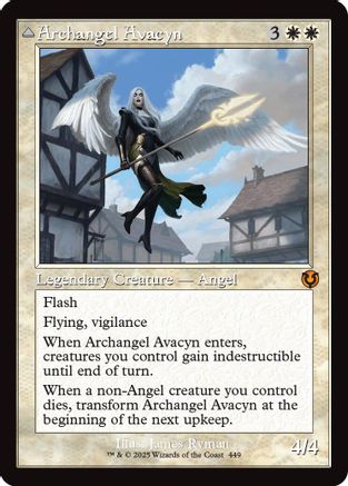Archangel Avacyn // Avacyn, the Purifier (Retro Frame) (INR-449) - Innistrad Remastered [Mythic]