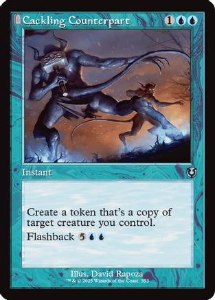 Cackling Counterpart (Retro Frame) (INR-353) - Innistrad Remastered Foil [Uncommon]
