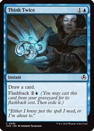 Think Twice (INR-092) - Innistrad Remastered Foil [Common]