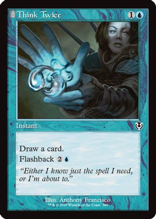 Think Twice (Retro Frame) (INR-369) - Innistrad Remastered [Common]